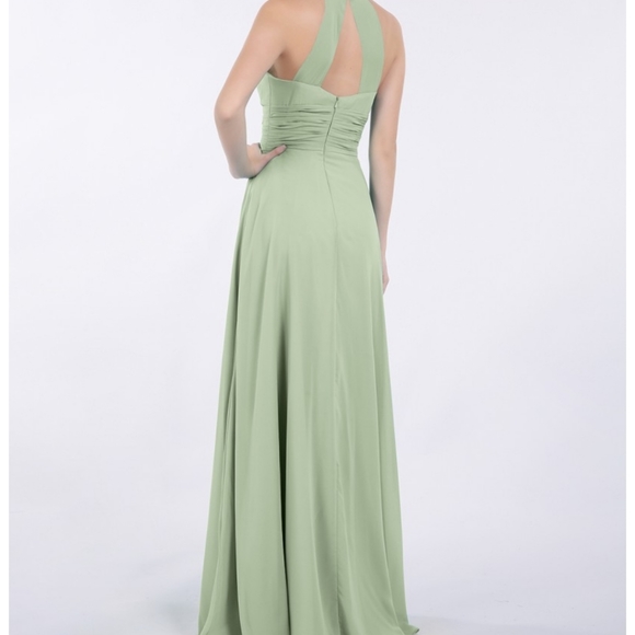 Babaroni Doris Dress in Dusty Sage - Picture 3 of 8